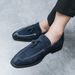 New Fashion Genuine Leather Tassel Business Casual Loafer Shoes For Men Black Business Formal Leather Shoes For Daily Office Casual Men's Shoes For Dr_vogvips.com