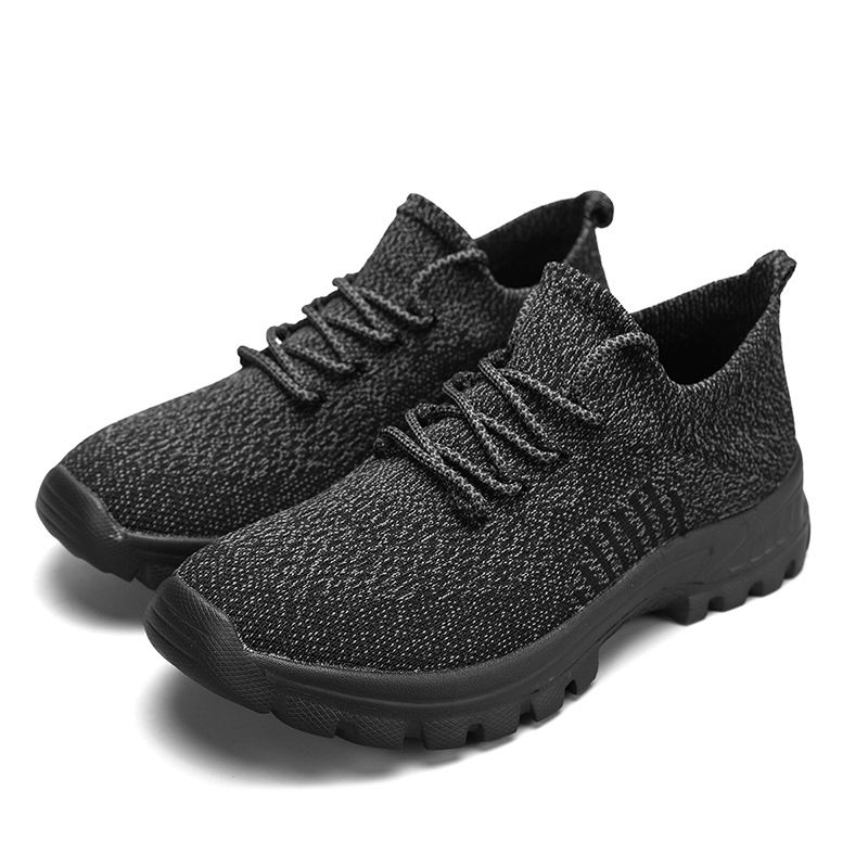 Spring New Running Sports Mesh Men's Casual Breathable Soft Bottom Couple Shoes_vogvips.com