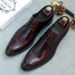 European Warm Series Autumn Winter New British Style Leather Men, Business Formal Shoes, Pointed Toe Fashionable Shoes For Banquets,_vogvips.com