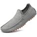 Solid Color Simple Bean Shoes Trend Foot Set Men's Shoes Fashion Large Size Casual Shoes_vogvips.com