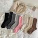 Thickened Dot Yarn Wool Twist Socks Cozy Cable-Knit Wool Blend Socks - Soft, Warm & Stylish Unisex Mid-Crew Socks For Winter & Everyday Wear_vogvips.com