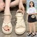 Sandals 2025 Summer New Arrival Soft Bottom Fashion Beach Children's Princess Little Girl Shoes_vogvips.com