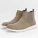 Men's Comfortable Plus Size Chelsea Boots - Lightweight Casual Mid-Calf Boots With Soft Suede Upper & Cushioned EVA Sole (Black, Dark Brown, Beige)_vogvips.com