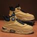 European Warm Series Rotating Button Martin Boots Autumn Men's British Style High-top Wear-resistant Waterproof Workwear Trendy Shoes_vogvips.com