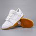 Minimalist White Leather Sneakers With Gum Sole: Timeless Style For Everyday Wear_vogvips.com