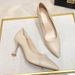 French-style Women's High-heeled Thin Heels, 2026 New Spring-summer Professional Formal Black Single Shoes, Work Soft_vogvips.com