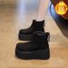 Snow Boots Thick-soled New Velvet Zipper Thermal Cotton Boots Versatile Casual Women's Short Boots_vogvips.com