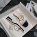 Internet Celebrity Rhinestone Sandals For Outerwear, 2025 New Summer Fashion Pair, Flat Bottomed Thick Heels, Oversized_vogvips.com
