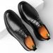 Suitable For All Seasons Men's Spring Fashion New Cowhide Lace-up Non-slip Breathable Formal Business Leather Shoes_vogvips.com
