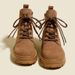 2025 New Spring And Autumn Women's With Hidden Wedge, Round Toe, Thick Heel, Workwear Martin Boots For Women_vogvips.com