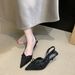 Gentle Bow Headband Sandals For Women 2026 Spring/Summer New Style, Elegant Pointed-toe High Heels Are Simply Stunning_vogvips.com