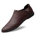 Soft Leather Men's Casual Boat Shoes Men's Shoes Small Leather Shoes_vogvips.com
