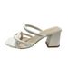 MTX Slimming Fashionable Sandals For Women 2025 Summer New Outdoor Thick Shoes Fairy Style High Heel Slippers_vogvips.com