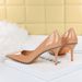 9611-A2 Fashion Sexy Women's Shoes Thin High Heel Lacquer Leather Shallow Mouth Pointed Metal Bead Riveted Single Shoe_vogvips.com