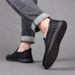 Retro Penny Loafer Genuine Cow Leather Classic Shoes Sewing Comfortable Men Casual Slip-on Club Party Shoe Spring Summer_vogvips.com