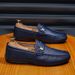 .Men's Fashionable Slip-on Shoes With Soft Soles And Breathable Design, Popular British Loafers, Business Leather Shoes_vogvips.com
