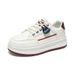 2025 Spring New Breathable White Women's Versatile Ins Korean Edition Thick Soled Sports And Leisure Board Shoes Women_vogvips.com