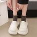 Women's Super High Heel Platform Slippers 8.0 Closed Toe Summer Wear Non-Slip Height Increasing New High-End Beach Clogs_vogvips.com