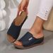 Summer Soft Platform Slippers Women 2025 Fashion Peep Toe Wedges Flip Flops Woman Light Med Heel Casual Beach Shoes_vogvips.com
