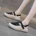 Sandals Women's Leather Surface Flat Bottom Bag Head Soft Sole Maternity Shoes Casual Wear Color Matching Beach Sandals_vogvips.com
