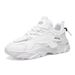 Spring New Breathable White Men's Korean Version Trendy Versatile Thick Soled Sports Casual Dad Shoes Men_vogvips.com