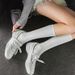 Niche Design Lace Up Ballet Women S Spring Summer New Shallow Mouth Peplum Flat Shoes Fashionable Versatile Wear_vogvips.com