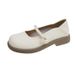 Mary Jane Women's Singles 2025 Summer New Fashionable, Versatile, Comfortable Internet Celebrity Soft Soled Bean Shoes_vogvips.com