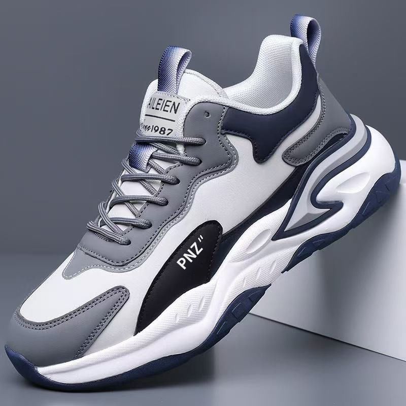 Men's Dad Shoes Retro Chunky Sneakers Breathable Casual Athletic Shoes Fashion Thick Sole Walking Sneakers For Teen Boys_vogvips.com