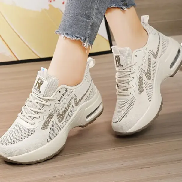 Sports Woman 2023 Women Trainers Shoes Ladies Sport Sneakers Flat Lightweight Soft Footwear_vogvips.com