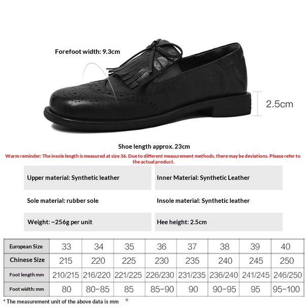 Cameido Women's Vintage Brogue Leather Shoes Oxford Shoes With Bow And Tassel For Spring_vogvips.com