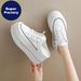 Thick-soled Netted Breadhead Slippers For Women, Summer New Style, One-piece, Heightening, No Heel, Half Slipper_vogvips.com