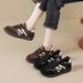 Deen Shoes Women's Sporty Casual Shoes 2026 Winter-Spring New Style Korean-Designed Versatile Student Retro A-Game Shoes_vogvips.com