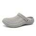 Men's EVA Clogs Hollow Design Breathable Quick Dry Garden Shoes One Piece Molded Beach Shower Shoes Beach Shower Sandals_vogvips.com
