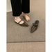 French Style Elegant Shallow Mouth Pointed Half Slippers For Women Summer Outdoor Slip-On Lazy Mules Backless Closed Toe_vogvips.com