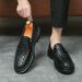 British Style Men's Genuine Leather Shoes Massage Soles Casual Shoes High-quality Men's Formal Shoes Versatile Loafers_vogvips.com