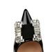 1961-K72 European American Style Fashionable Luxury Party Women's Shoes With Thin Mid-heel, Shallow Mouth, Pointed Toe,_vogvips.com