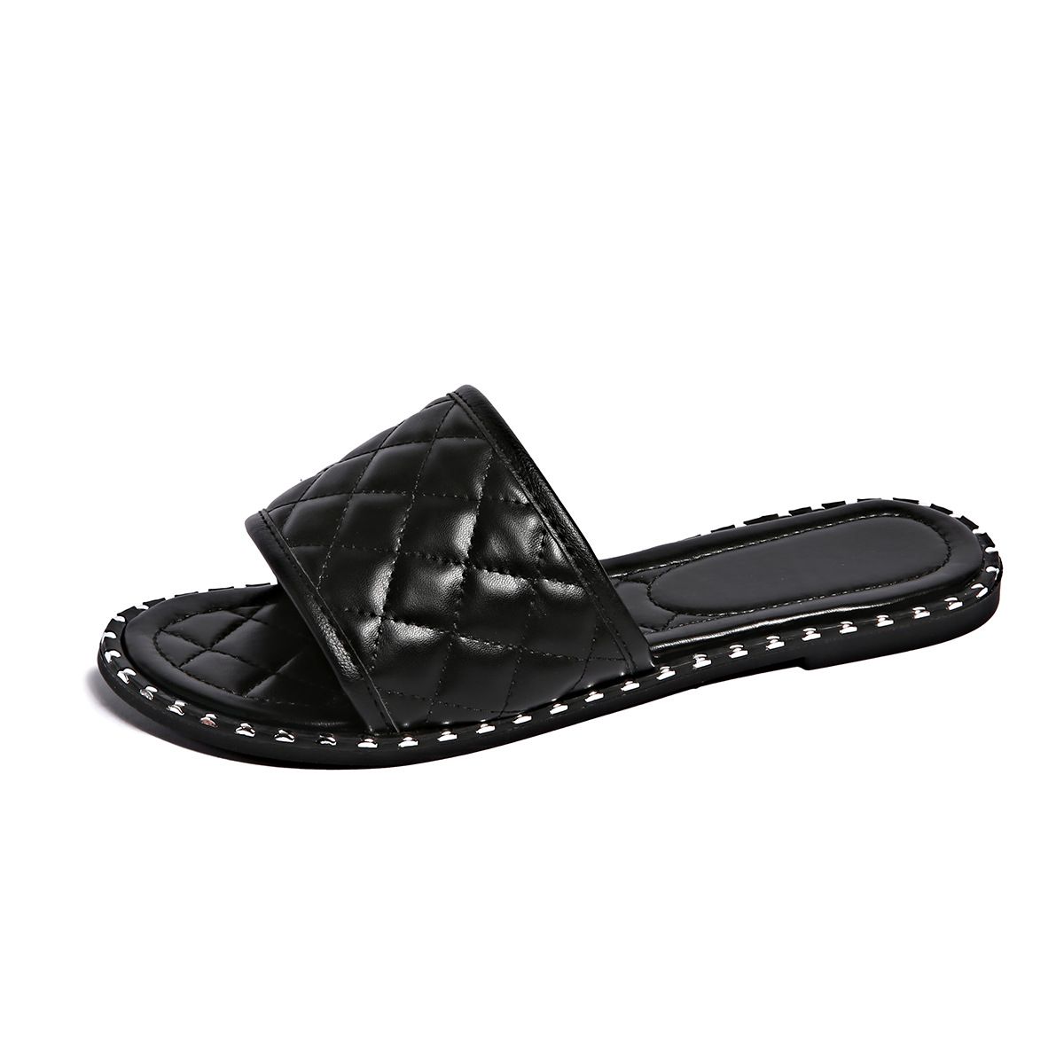 plus Size Women's Flat Slippers One Strap New Style Suitable for Summer_vogvips.com