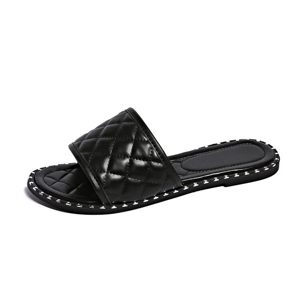 plus Size Women's Flat Slippers One Strap New Style Suitable for Summer_vogvips.com