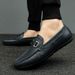 Doudou Shoes Men's Overshoes Lazy Shoes Casual Leather Shoes Large Size Men's Shoes_vogvips.com