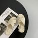 In-stock High-end Quality Women's Sandals, Retro Simple Cross-strap Sandals With Cross Buckle And Flat Sole_vogvips.com
