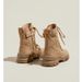 Canvas Martin For Women 2025 New Outdoor Single Hiking Shoes Desert Thick Sole Short Boots_vogvips.com