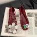Transparent Crystal Jelly Sandals Hollow Out Slippers Korean Style Flat Shoes Womens Square Toe Shallow Slip On Ballet_vogvips.com