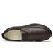 Leather Shoes Dad Shoes Rubber Non-slip Thick-soled Men's Casual Layer Foot Shoes_vogvips.com