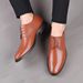 New Comfortable Lightweight Trendy British Style Leather Casual Business Commuting Versatile Men's Shoes_vogvips.com