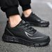 Euro Step Men's Autumn New Leather Waterproof Breathable Casual Sports Large Size Lightweight Versatile Soft Sole Work Running_vogvips.com
