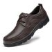 Men's Casual Men's Shoes Leather Shoes Soft Sole Large Size Lazy Shoes_vogvips.com