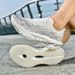 New Cushioning Running Shoes For Men Suitable Heavy Runners Lace Up Sports Women Non-slip Outdoor Athletic Male Sneakers_vogvips.com
