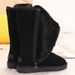 Winter Women's High-Calf Snow Boots With Side Zipper, Fleece Lined & Thickened, Fashion Korean Style, Waterproof Warm Snow Shoes_vogvips.com