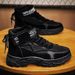 Martin Boots Men's Shoes High-top Tooling Shoes Men's Korean Style Short Boots Casual Shoes_vogvips.com