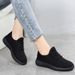 Women's Vulcanize 2025 Autumn Sneakers Solid Black Red Gym Fitness Trainers Walking Sport Shoes Female Zapatos Mujer_vogvips.com